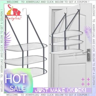 Flat Sobre A Porta Dobrável Rack De Secagem 2 Pçs 3 Camadas Camisola Grande Colocar Lavanderia Pendurado Secador Para Ap
