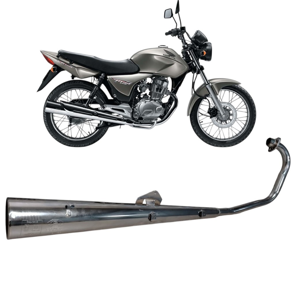 Escapamento Modelo Original Cg 150 Titan Esd 2004 A 2008