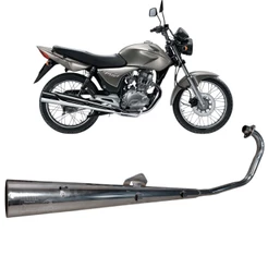 Escapamento Modelo Original Cg 150 Titan Esd 2004 A 2008