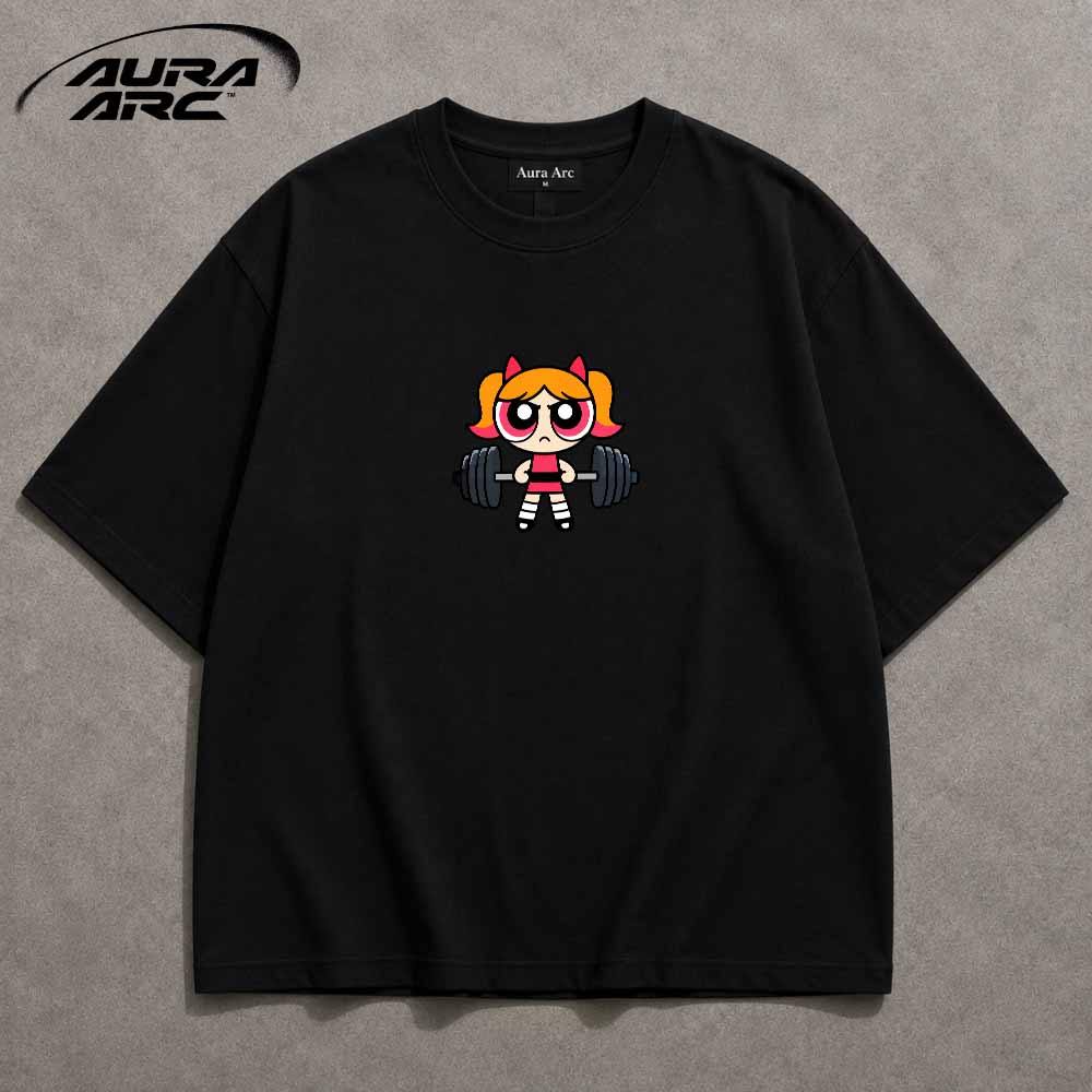 Camiseta Oversized Unissex As Meninas Superpoderosas Florzinha Treino Streetwear Estampa Premium 100% Algodão