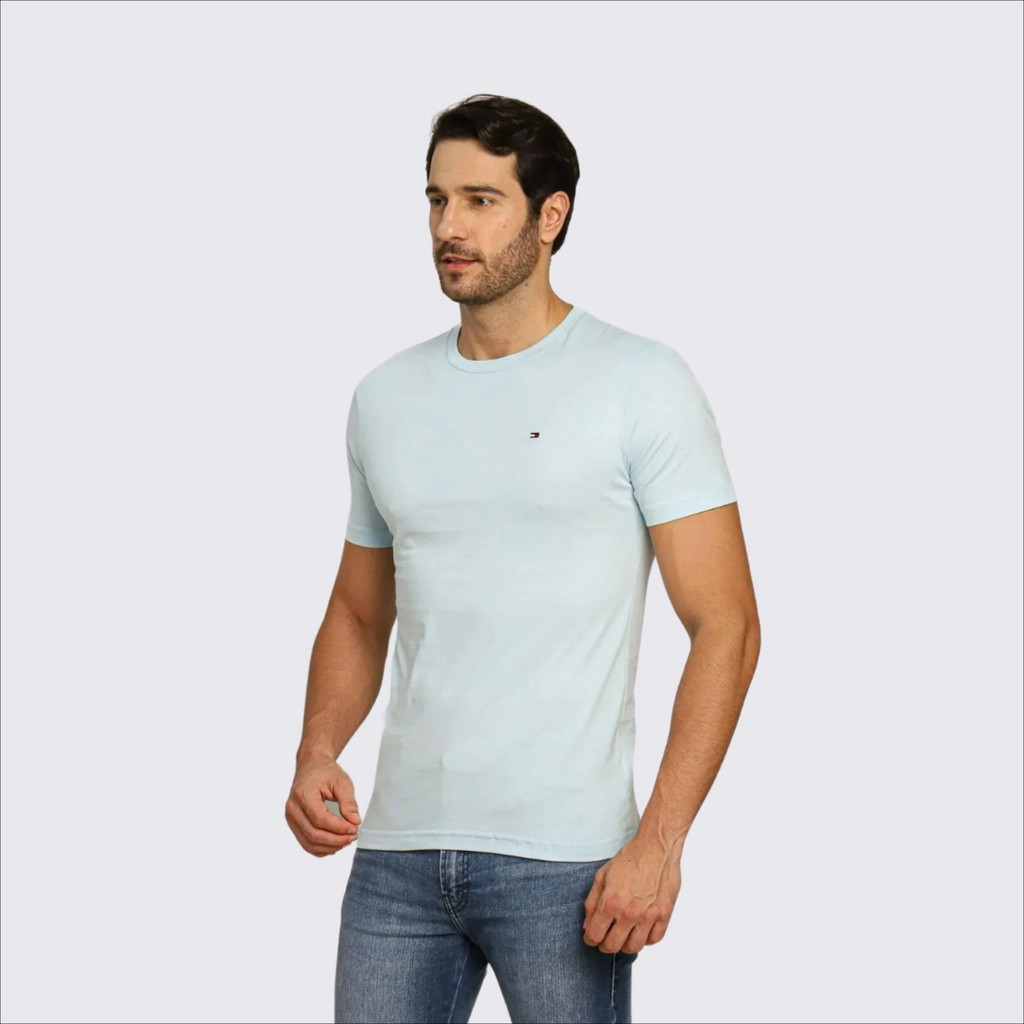 Camiseta Masculina Tommy Hilfiger Básica Original