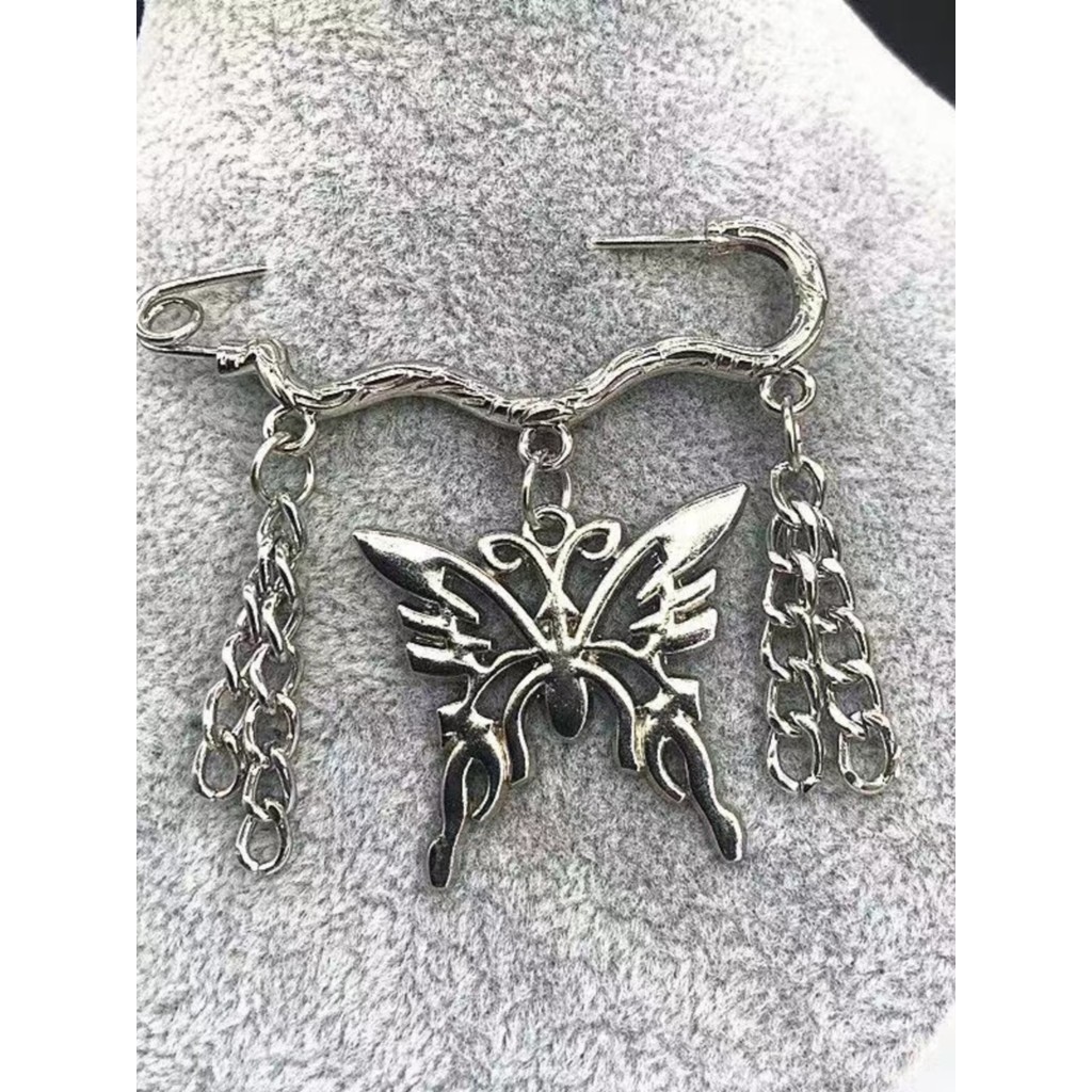 Moda na moda All-Match acessórios borboleta broche masculino feminino ins corrente broche saco roupas sapatos decoração 