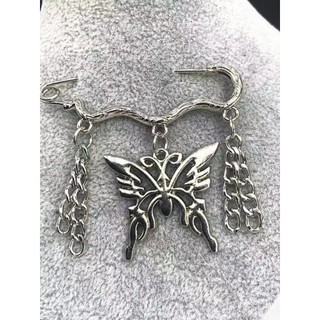 Moda na moda All-Match acessórios borboleta broche masculino feminino ins corrente broche saco roupas sapatos decoração 