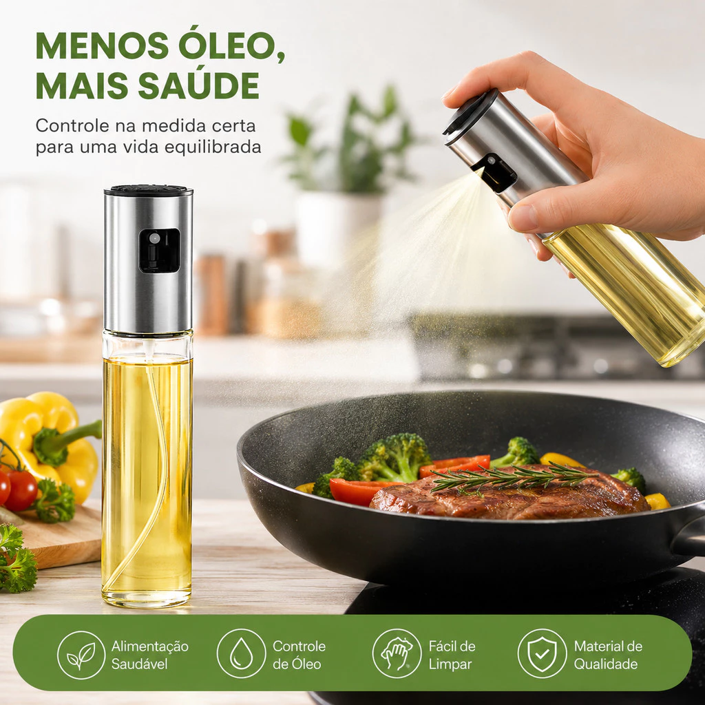 1/2/3 Peças Borrifador Azeite Pulverizador Premium Culinário Adequado Para Cozinhas 100ml Promoção