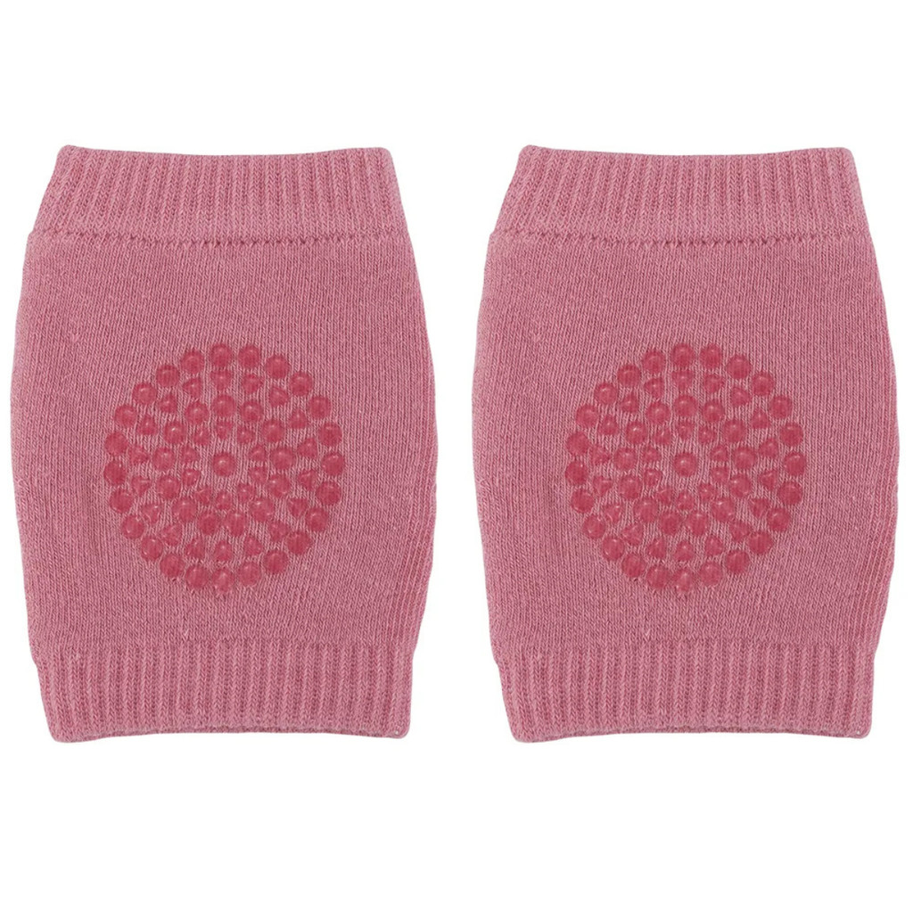 Joelheira Antiderrapante Para Bebê Rosa Buba