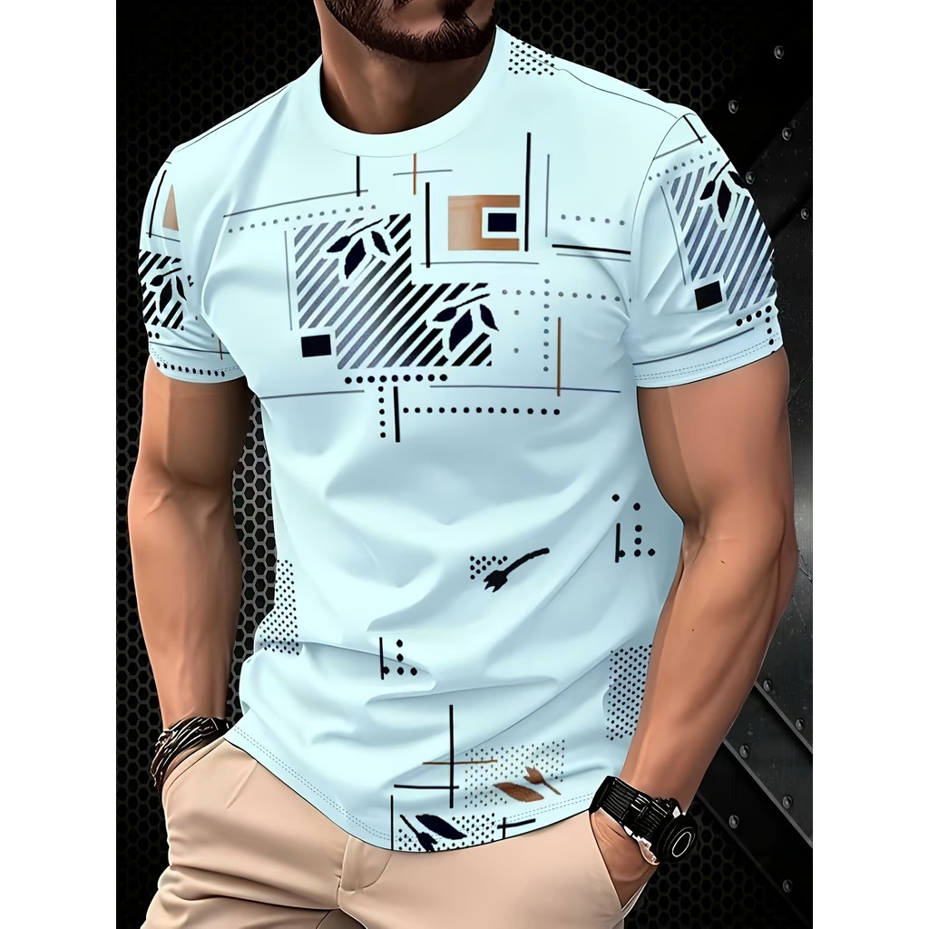 Camiseta esportiva masculina de fibra de poliéster de secagem rápida para corrida Fitness respirável tops para casa laze
