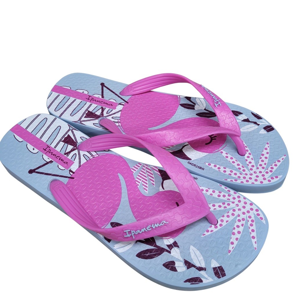 CHINELO DEDO IPANEMA INFANTIL FANTASIA AZUL E LILÁS 27012