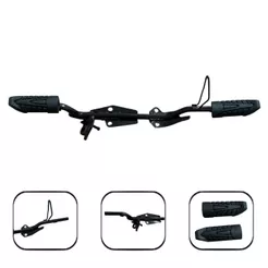 Kit Estribo Tubular + Pedaleira Completo cg Titan 150 09/15 Cg 160 Titan Fan Start 16/24