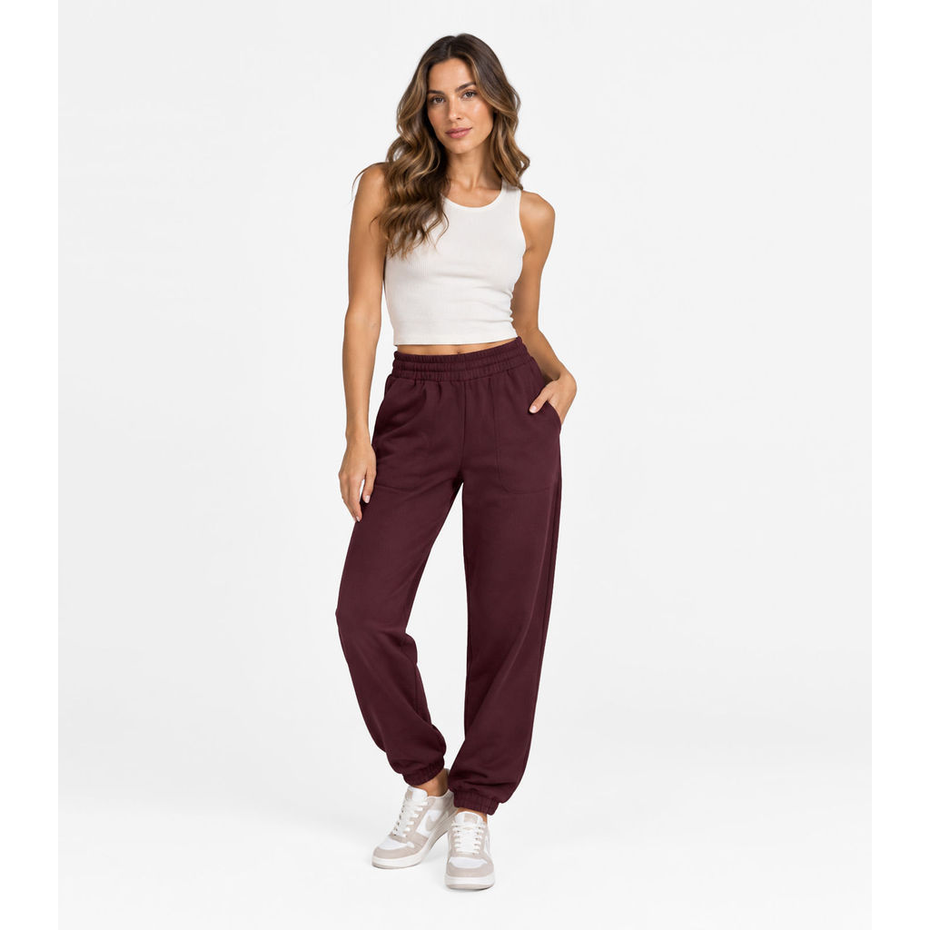 Calça Feminina Jogger Rovitex Vermelho
