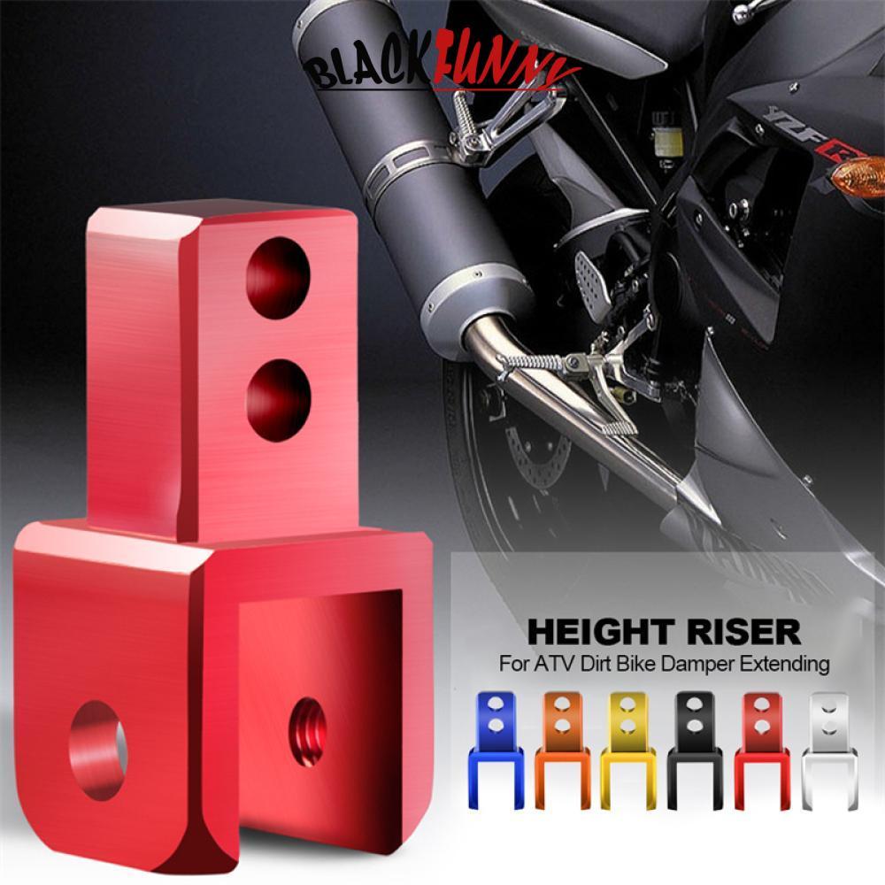 BLACKFUNNY CNC Motocicleta Amortecedor Aumentando Adaptador Gancho Para ATV Bicicleta Da Sujeira Estendendo E2J5