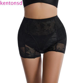 KENTONSD Calcinha modeladora de quadril feminina, calcinha de renda de cintura alta com enchimento, 3VPG modelagem abdom