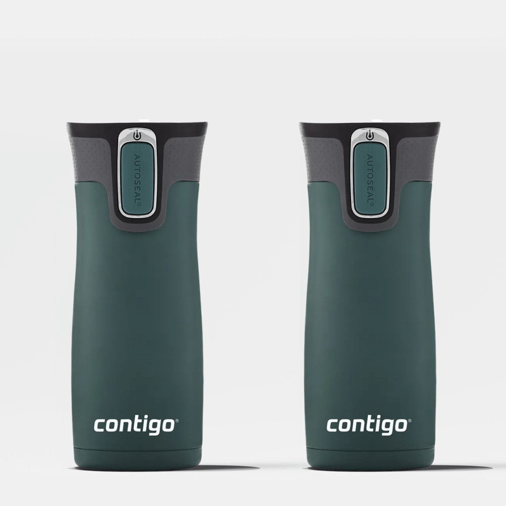 Kit com 2 Copos Térmicos West Loop AUTOSEAL® Chard Contigo | 473ml