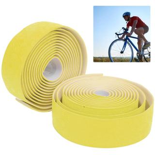 A fita de guiador Domary absorve o suor, fácil de limpar, silicone PU EVA com absorção de choque com padrão de floco de