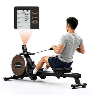Remadeira Magnética Para Treino em Casa 8 Níveis Resistência Monitor LCD Silencioso