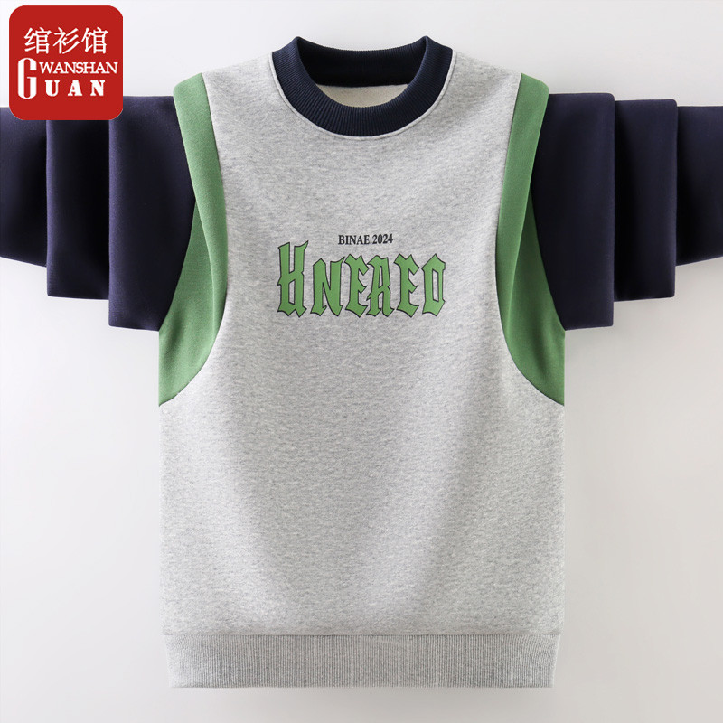 2025 novo estilo primavera meninos moletom de manga comprida camiseta meninos crianças camisa de fundo primavera outono 