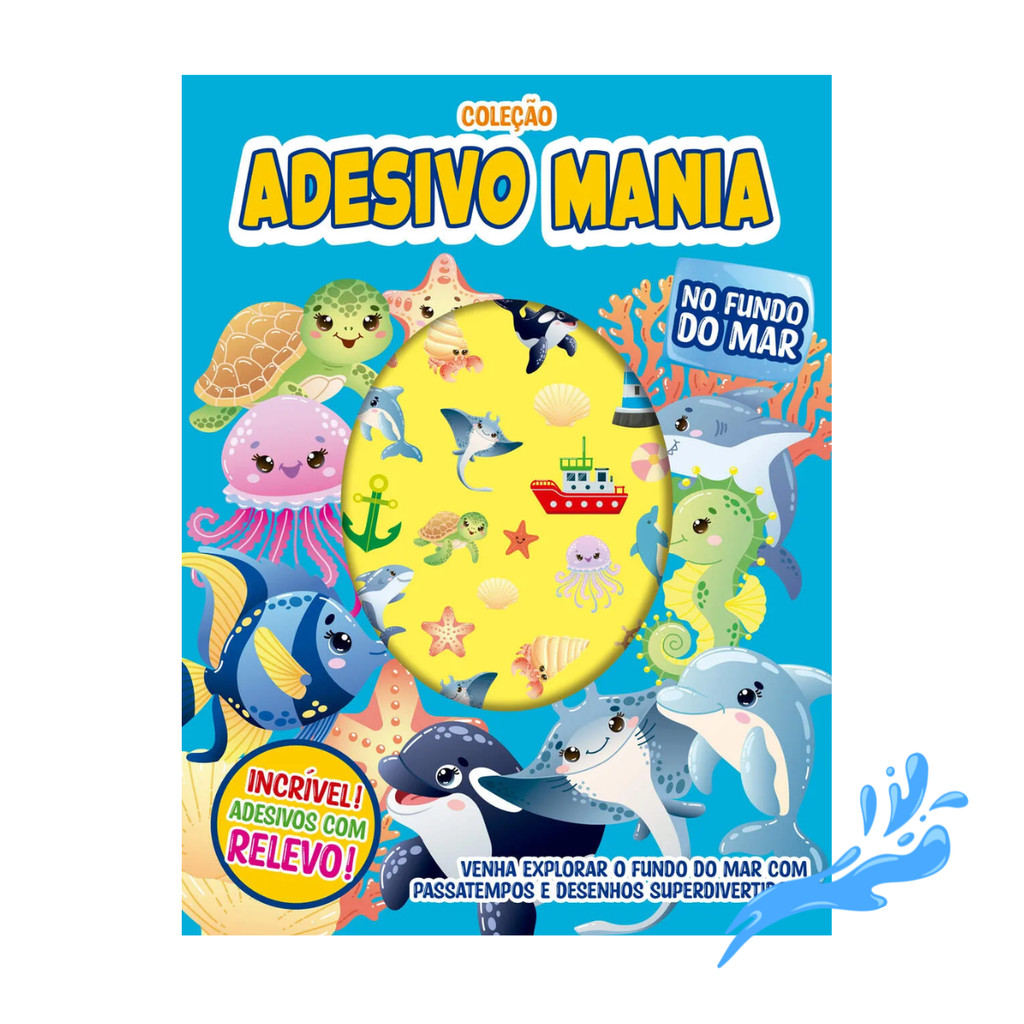Colecao Adesivo Mania - Fundo do Mar - Editora Online