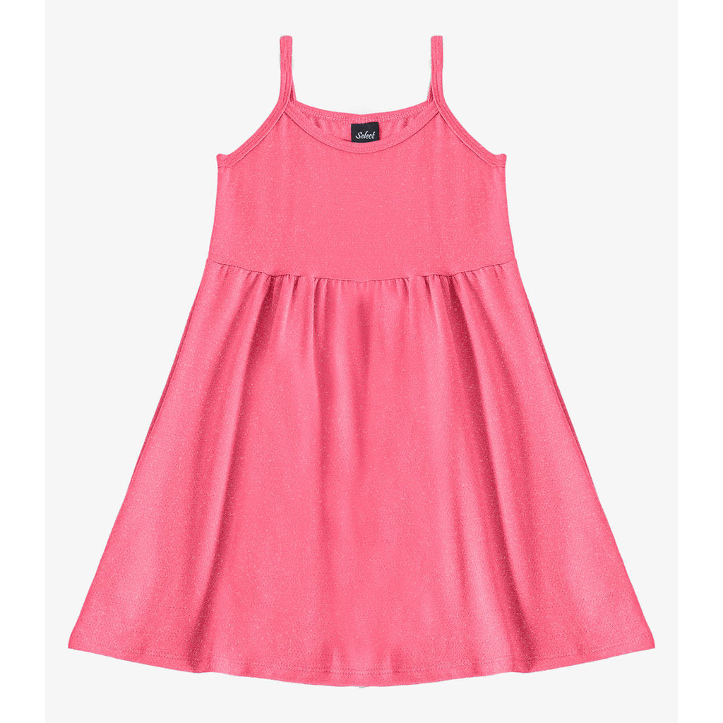 Vestido Menina Infantil de Alças Select Rosa · foto 2