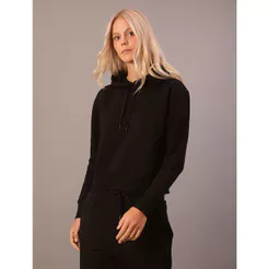 Casaco Feminino Moletom Logo Re Issue Calvin Klein Jeans - Preto