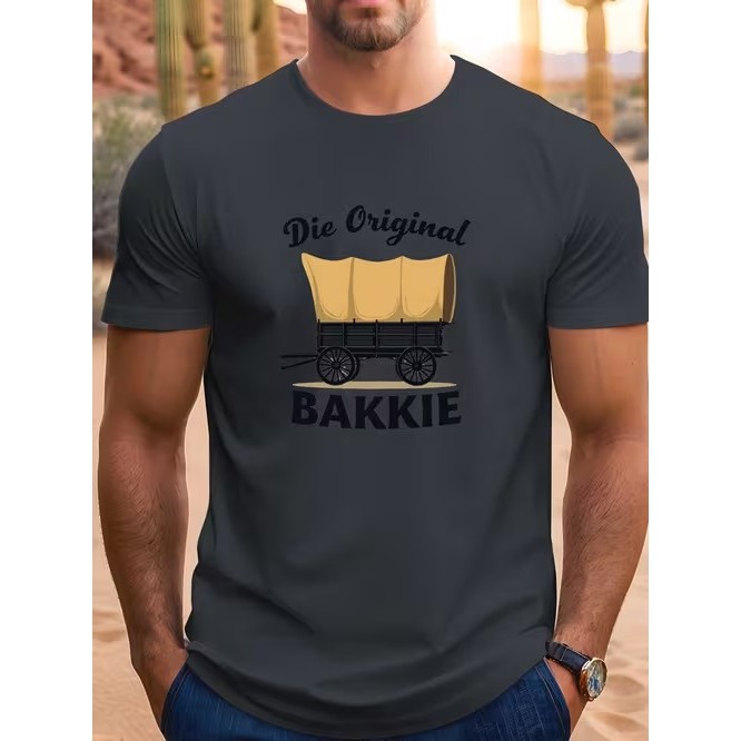 Camiseta Masculina Manga Curta Estampada Die Original Bakkie Confortável Elegante Estilosa Premium Moda Casual