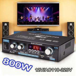 Amplificador De Potência Digital Estéreo AK35 2.0 De 800 W Amplificador De Potência Para Alto-falantes De Carro E Casa