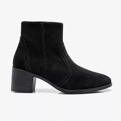 Bota Feminina Anne Couro Preto