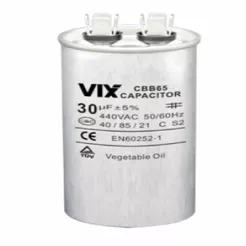 Capacitor Permanente Vix 30MF - 440 Volts
