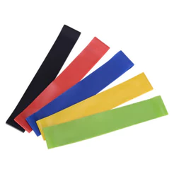 Kit 5 Faixa Elástica Super Mini Band Para Treino Exercícios WCT FITNESS