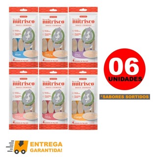 Petisco Cremoso Para Gatos Nutrisco Sabores Diversos com 24 Tubos