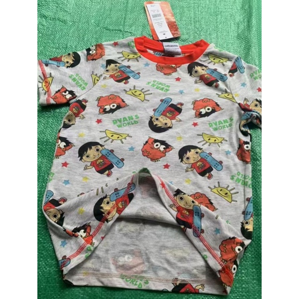 Oferta especial 110-130 comércio exterior 5-9 anos de idade meninos crianças dos desenhos animados impressão completa em