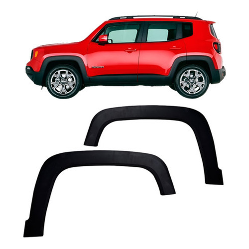 Alargador Moldura Paralama Jeep Renegade Dianteiro