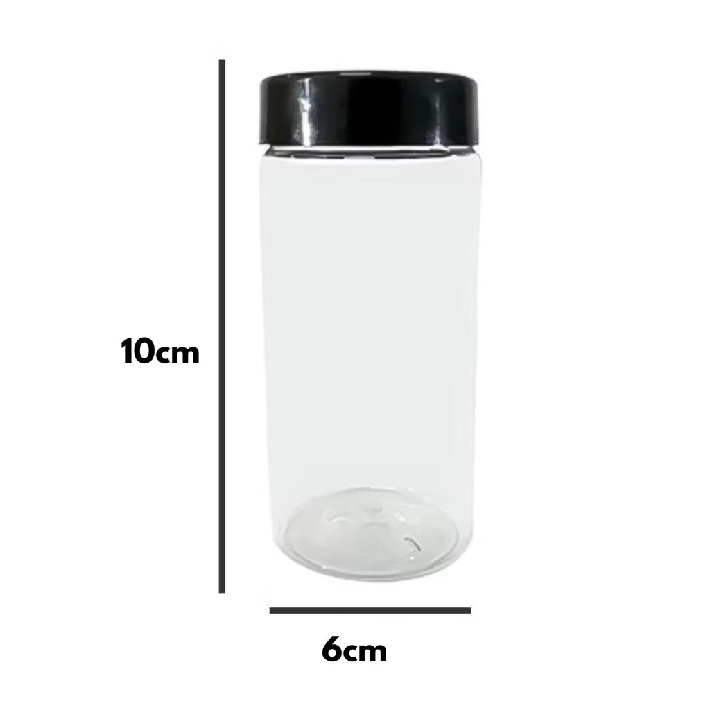 Pote 250ml Tampa Lisa Redondo em Oferta na Shopee