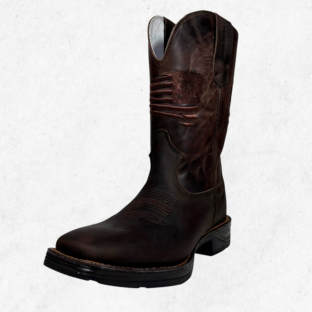 Bota Country Jump Cano Estados Unidos Reforçada Texas  Rodeo