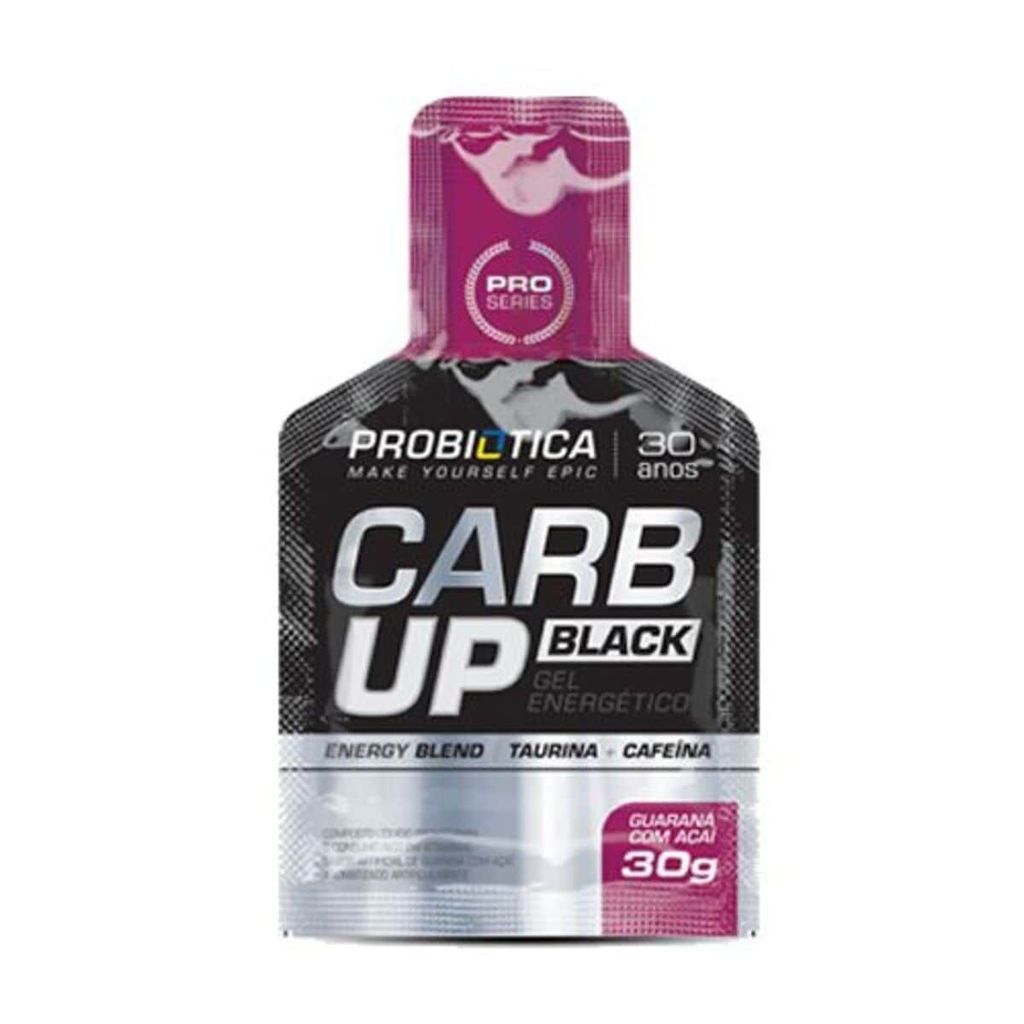 Carb Up Gel Black - Guaraná com Açai 1 sachês - Probiótica