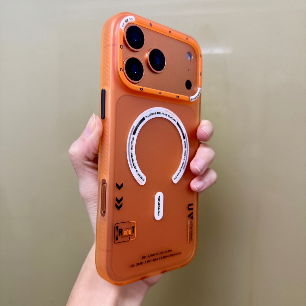 Capa De Telefone Magnética Fosca Para IPhone 17 Pro Max , Botão De Moldura Traseira De Metal Fosco Acabamento em Oferta na Shopee