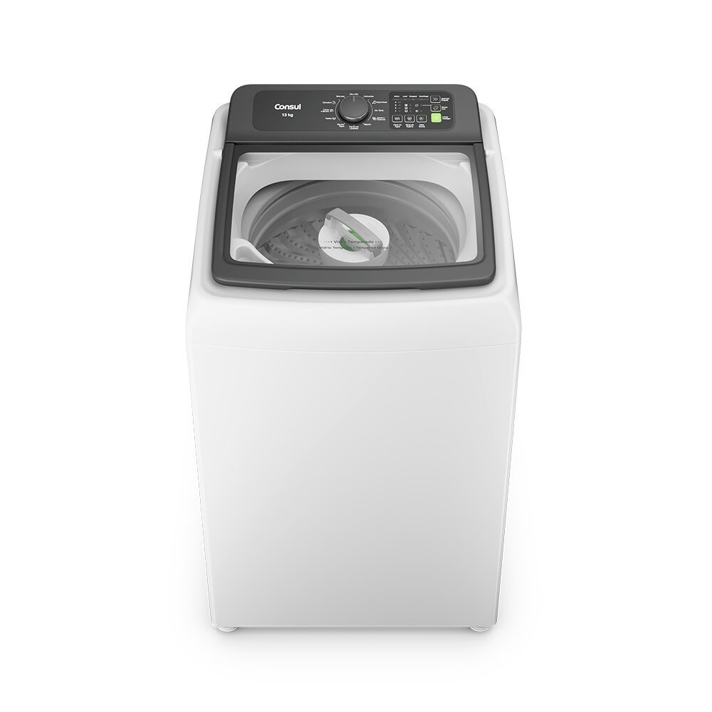 Máquina de Lavar Consul 13 kg Branca com Modo Eco - CWN13AB em Oferta na Shopee