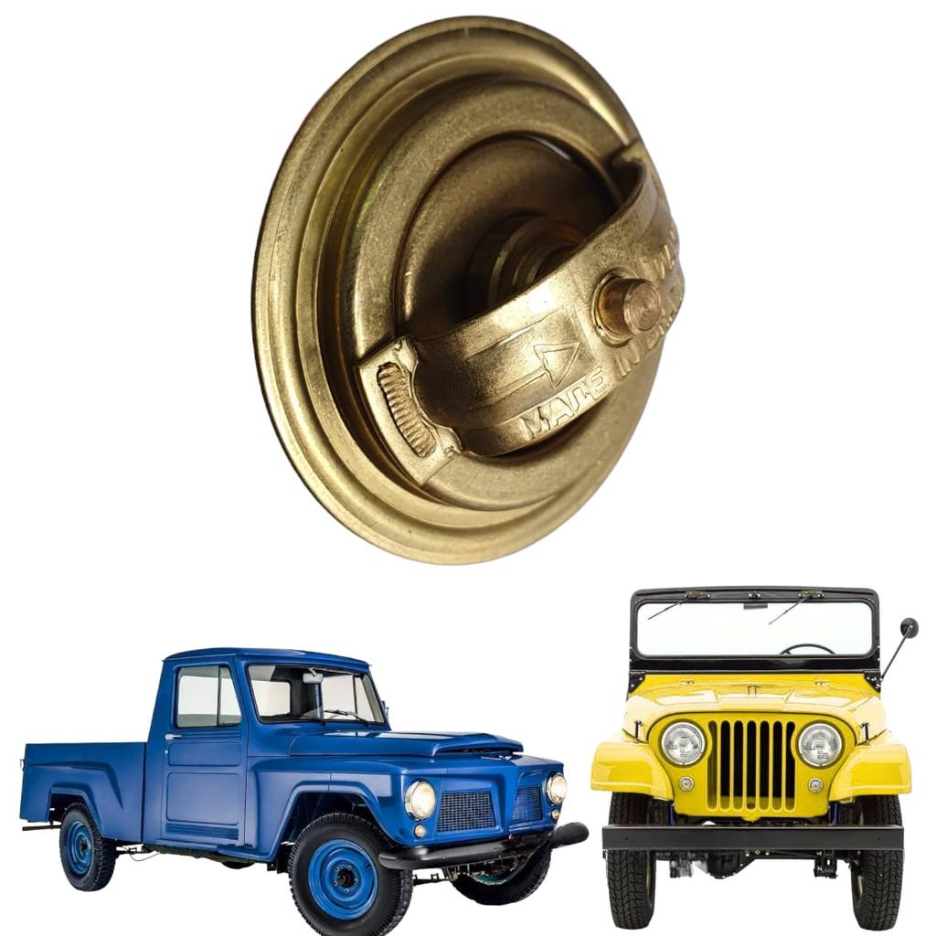 Válvula Termostática Jeep / Rural / F 75 Ford Willys 06 Cilindros