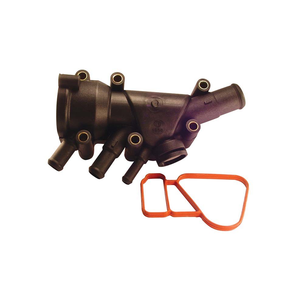 Carcaça Válvula Termostática Motor Rocam Ford Ecosport 04/12 Novo Fiesta 02/14 KA 00/13 Kit&Cia
