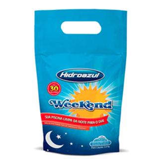 Cloro Piscina Weekend Hidroazul 2,4K em Oferta na Shopee