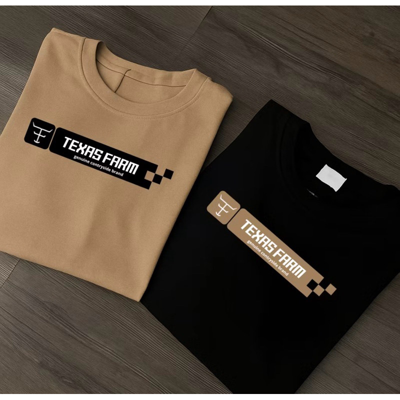 Kit 2 Camisetas Texas Farm Masculina/Unissex 100% Algodão | Lançamento | Várias Cores | Country | Feminina camisa