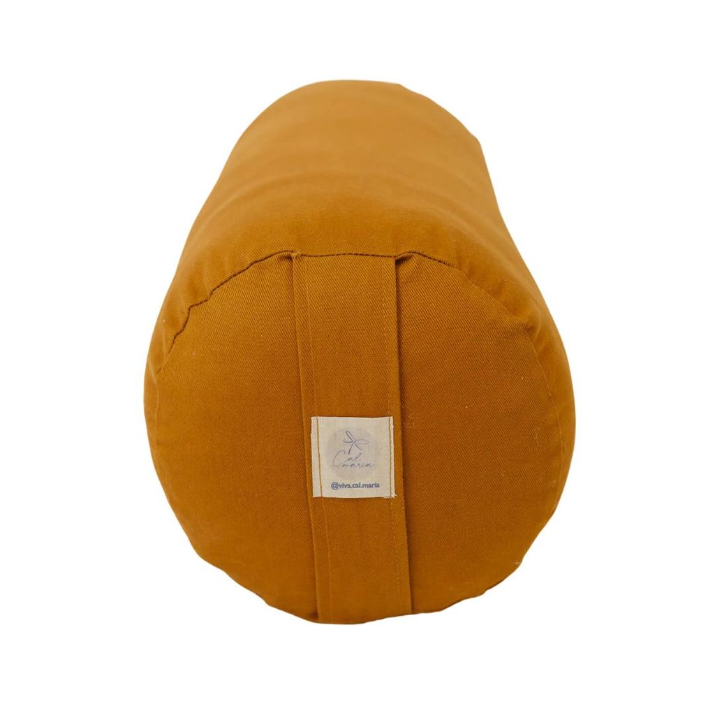 Imagem Bolster Yoga Almofada Cilíndrica Caramelo