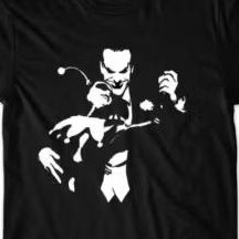 Baby Look Coringa Arlequina Camiseta Feminina Algodão T-shirt Personagem Quadrinhos Filme Esquadrão Suicida  black wear