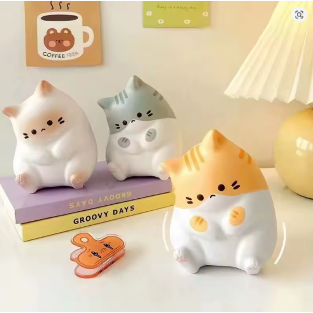 Gato Squishy Coco, Antiestresse, Enfeites Mesa, Brinquedos De Lenta em Oferta na Shopee