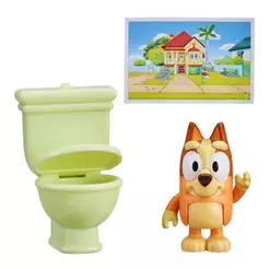 Boneco Colecionável 6cm Bluey - Bingo com Privada