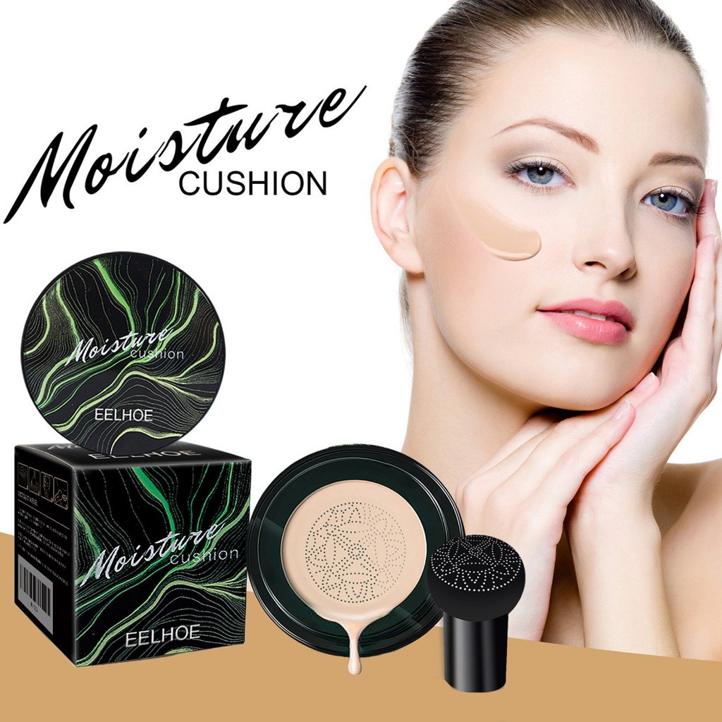 base Hidratante E Oculta Líquida BB cream , Creme À Prova D'água/Forma De Colher De Cogumelo , 3 Cores em Oferta na Shopee