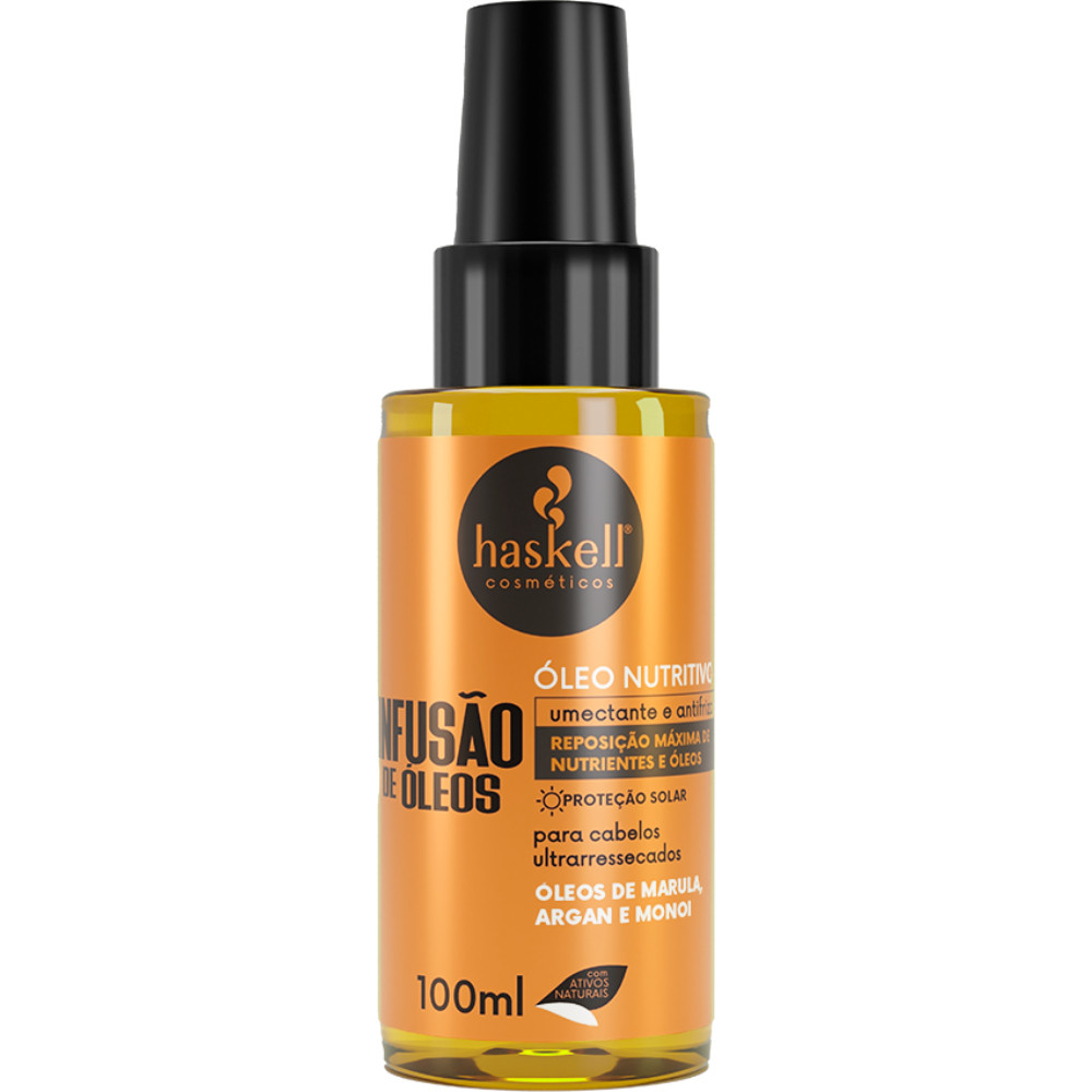 Sérum Infusão de Óleos 100ml Haskell | Óleo Nutritivo em Oferta na Shopee