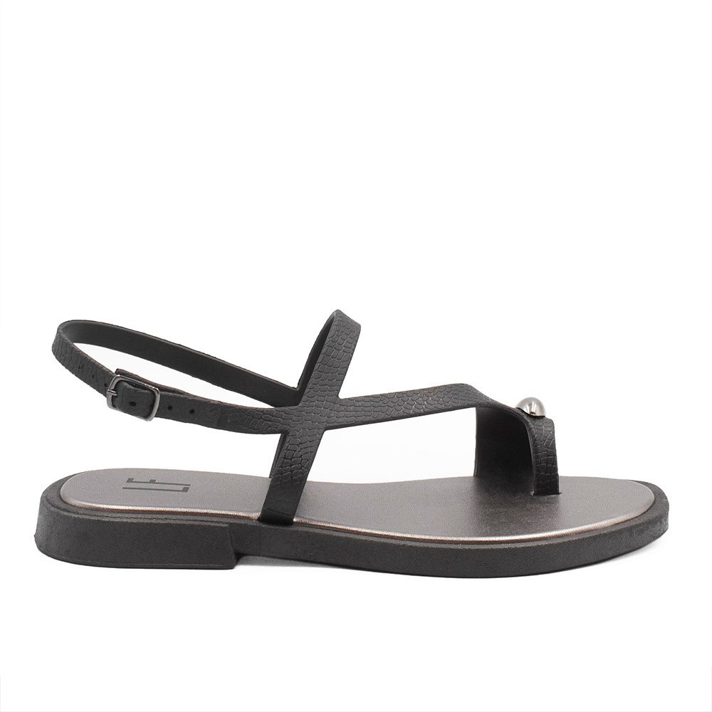 Rasteira Zatta Metal Dedo Debby Preto em Oferta na Shopee