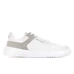 Tênis Coca Cola Drift Town Branco e Cinza - Masculino