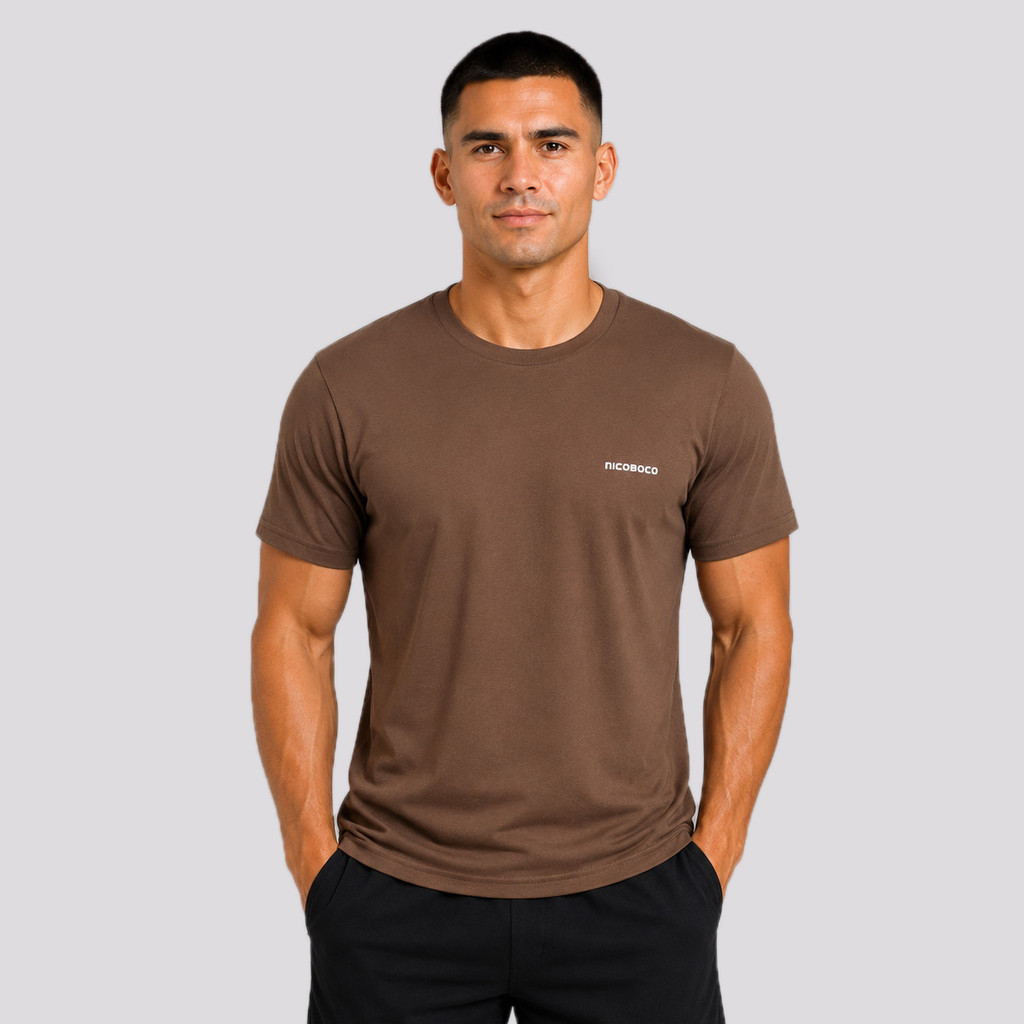 Camiseta Nicoboco Teia Marrom