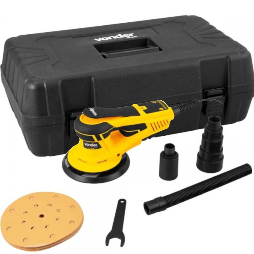 Lixadeira roto orbital 6" 350 watts Brushless com velocidade variável - LRV 350B - Vonder