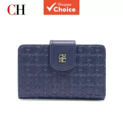 Carteira Feminina CH Fofa, Porta-cartões Compacta e Elegante, Mini Embreagem em Couro Sintético PU, Ideal para o Dia a